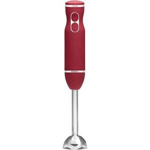 Chefman Kitchen Immersion 300 Watt Red Stick Hand Blender Stainless Steel Blades
